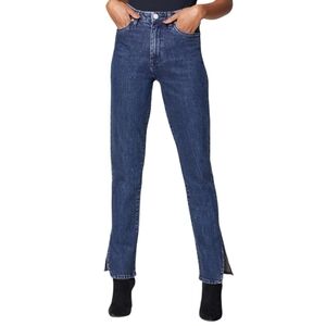 BlankNYC The Cooper Slim Straight Jeans With Slit 'Bending Over Backwards' 29